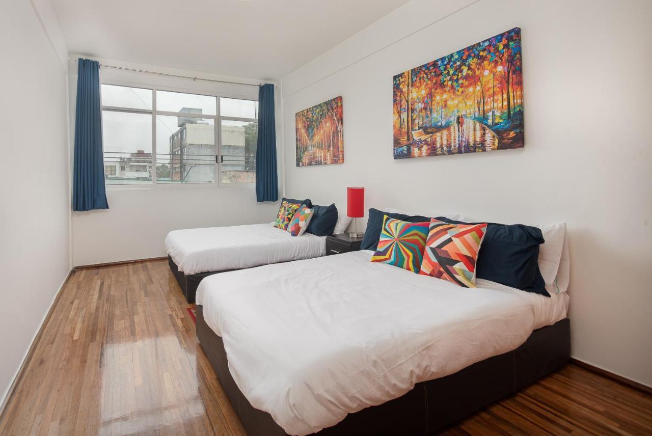 Roma Sur Apartments With Balcony - Family Friendly Mexikóváros Kültér fotó